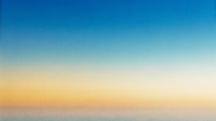 Beautiful Sunset Sky Gradient Colors Peaceful Calm
