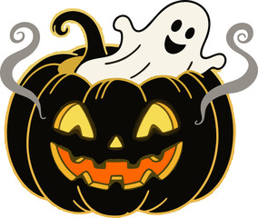 Pumpkin Ghost: The Friendly Spirit of Halloween