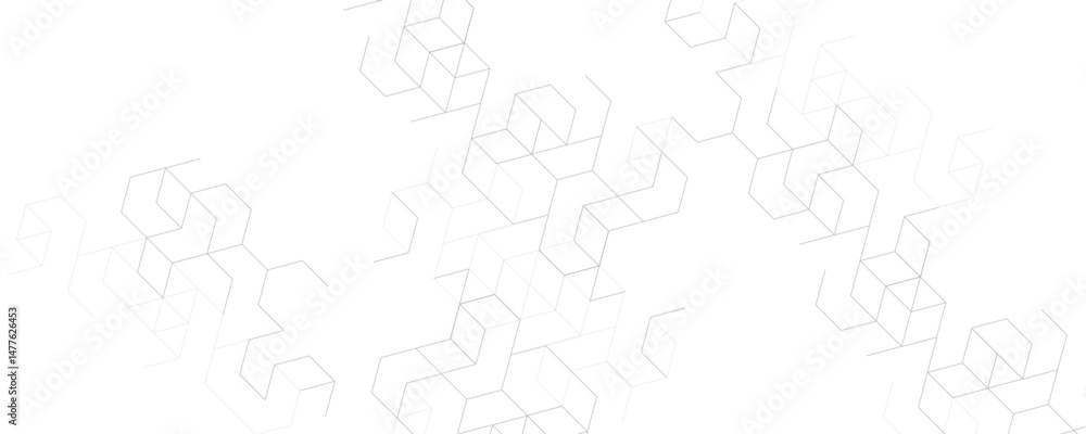 Poster abstract white and gray color geometric shape and lines seamless pattern transparent background desi