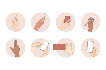 Hand Gestures for Effective Communication and Technological Device Usage in Daily Life
