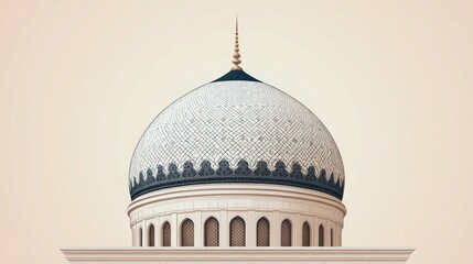 Ornate mosque dome