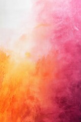 Fototapeta premium Abstract color gradient texture with warm orange and pink tones. Soft artistic background