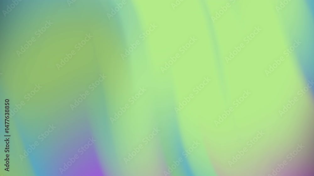 Poster Abstract Motion: Soft Green and Purple Gradient Flowing Background Animation