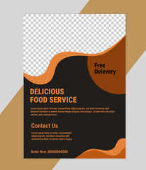 Professional Restaurant Flyer Design Template, Creative Restaurant Flyer Design Template