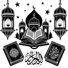 vector illustration of mosque