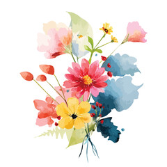 watercolor floral background