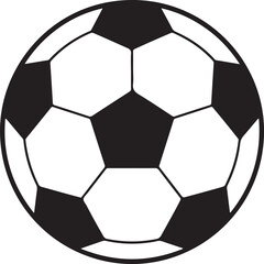 Fototapeta premium Soccer Players Silhouette Set: A collection of six dynamic soccer players silhouettes captured in action, showcasing various dribbling techniques and athletic postures. 