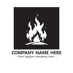 Fire Logo Company Design Illustration Vector Graphic Image