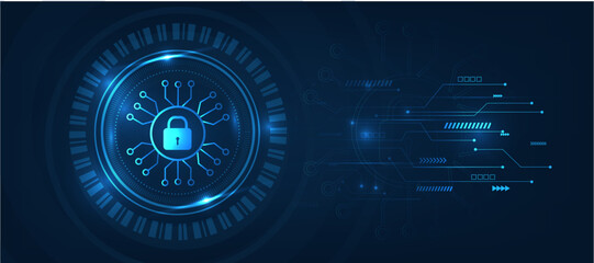 artificial intelligence, gear, icon futuristic modern cyber background	
