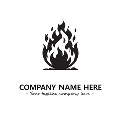Fire Logo Company Design Illustration Vector Graphic Image