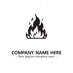Fire Logo Company Design Illustration Vector Graphic Image