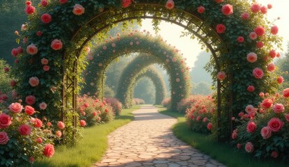 arch in the garden