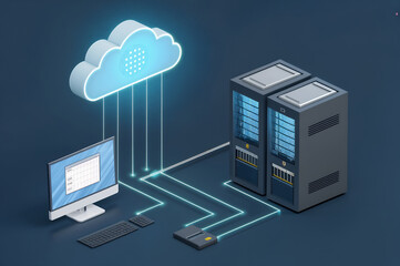 Cloud computing server data network technology storage system connection infrastructure solutions