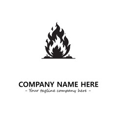 Fire Logo Company Design Illustration Vector Graphic Image