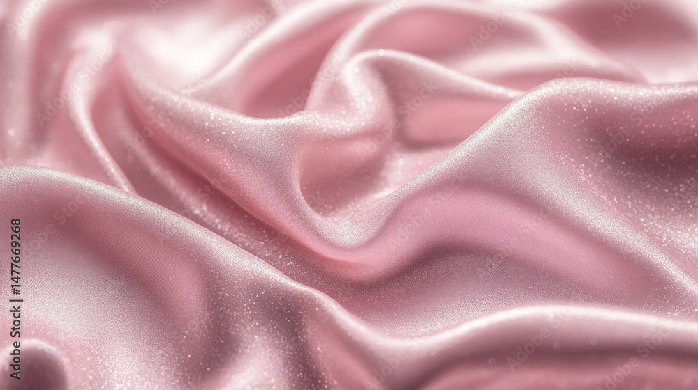 Poster soft pink sparkling texture studio setting close-up image elegant environment artistic viewpoint chi