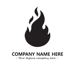 Fire Logo Company Design Illustration Vector Graphic Image