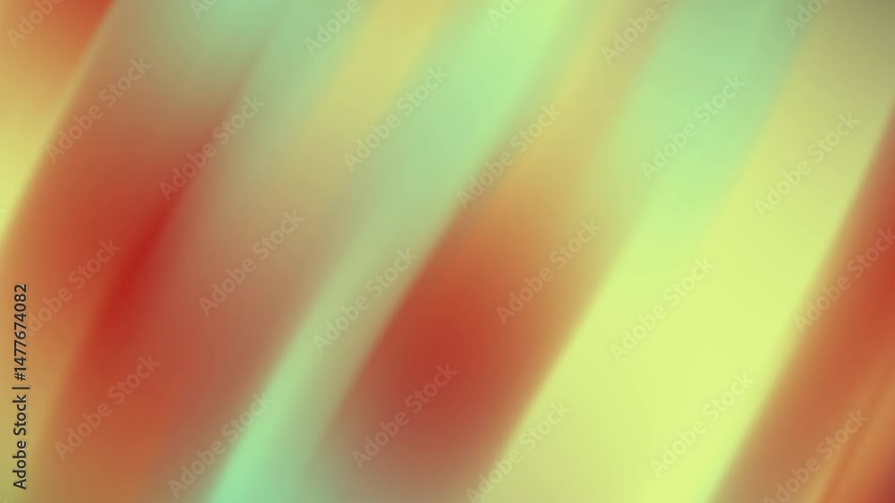 Poster Abstract Video of Colorful Blurry Diagonal Lines and Soft Gradient