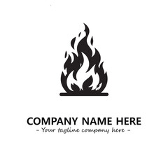 Fire Logo Company Design Illustration Vector Graphic Image