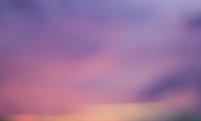 Evening of twilight sky with cloud at sunset Abstract background.