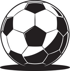 Fototapeta premium soccer ball on white background
