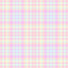 Pastel plaid pattern in soft pink, yellow, and blue hues.  Perfect for backgrounds, textiles, or website designs. Evokes a feeling of sweetness and gentle femininity.