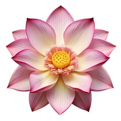 Lotus Bloom Centered Without Leaves Photo