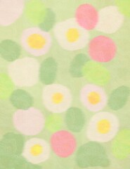 Pastel Watercolor Floral Pattern Background