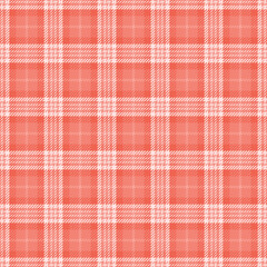 Coral plaid design. A classic pattern that evokes comfort, warmth, and style. Ideal for backgrounds, textiles, or design elements. Versatile and trendy aesthetic.