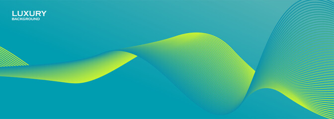 vector Abstract background light green modern corporate concept with light yellow color pattern can be edited wavy.