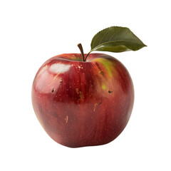 Realistic Red Apple Isolated on Transparent Background. Red Apple PNG.