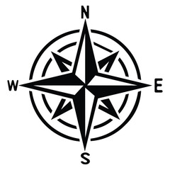 Fototapeta premium Simple Compass Symbols - Vector Icon