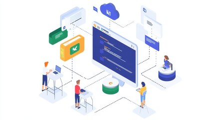 Automated document solutions utilizing advanced software and cloud-based tools to enhance productivity and collaboration.