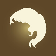 Hair trendy artwork ravishing abstract vector illustration colorful useful design