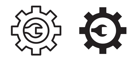 Project Development icon in black modern and lines and solid