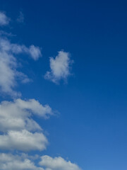 blue sky with clouds