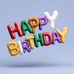 Naklejka premium The sign is floating in the air, giving it a fun and festive vibe