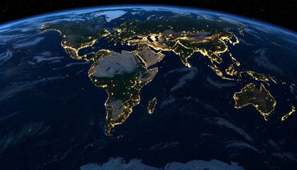 Le monde dans l'espace