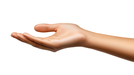 A Human Hand Reaching Out for Connection: Symbol of Help and Support in Daily Life