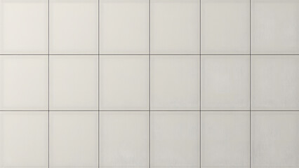 Square porcelain tiles with minimalist geometric cement pattern. Subtle design, quiet sophistication, high-resolution, refined simplicity.