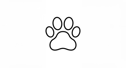 Paw print graphic