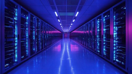 Fototapeta premium Data Deduplication and Data Cleansing Processes illustrate the concept of digital data organization by showing techniques for removing duplicate and irrelevant data to ensure accuracy and efficiency.