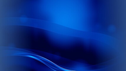 Fototapeta premium Abstract blue wave background design with smooth flowing lines and subtle gradients perfect for website banners or presentations.