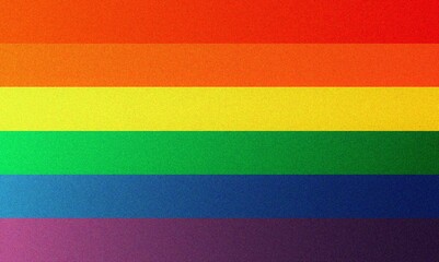 LGTBQ Pride Month Rainbow Falg Colored Background