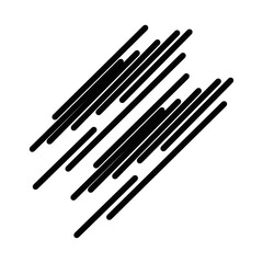 set of black hair clips