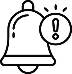 Vector illustration of a question mark and bell icons, symbols for business and technology design