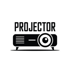 Vintage Projector Icon: Retro Cinema Equipment Illustration