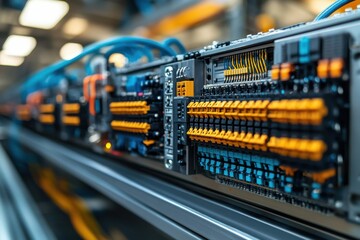 Electrical Control Panels with Multi-Colored Design