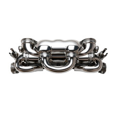 Fototapeta premium Model exhaust manifold, ultra realistic uhd photo, on transparent background