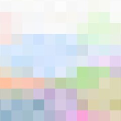 Illustration of many colours geometric shape.