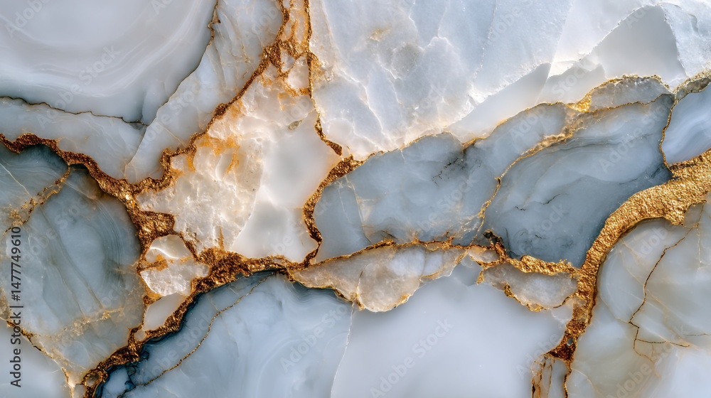 Poster abstract marble texture with gold veins creating a luxurious and elegant visual effect for design pr